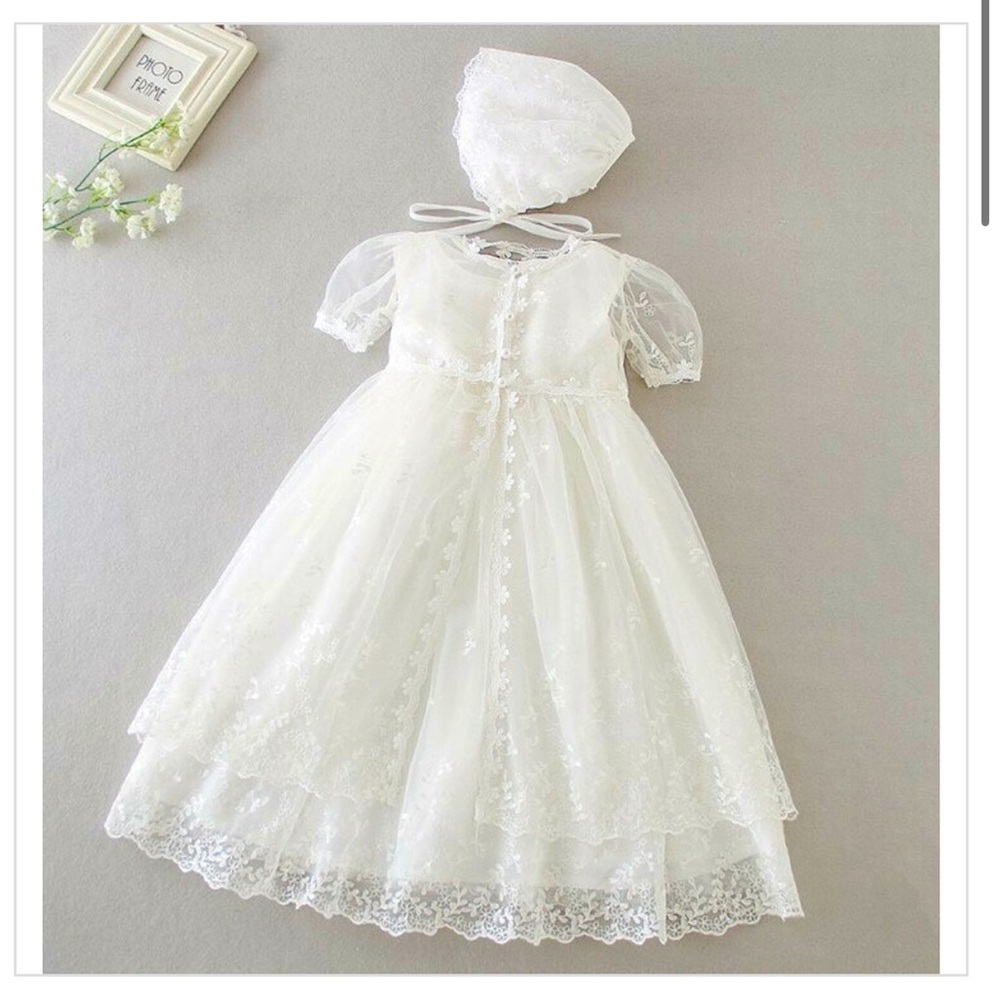 Laurenza’s Baby Girl Baptism Gown Christening Dress